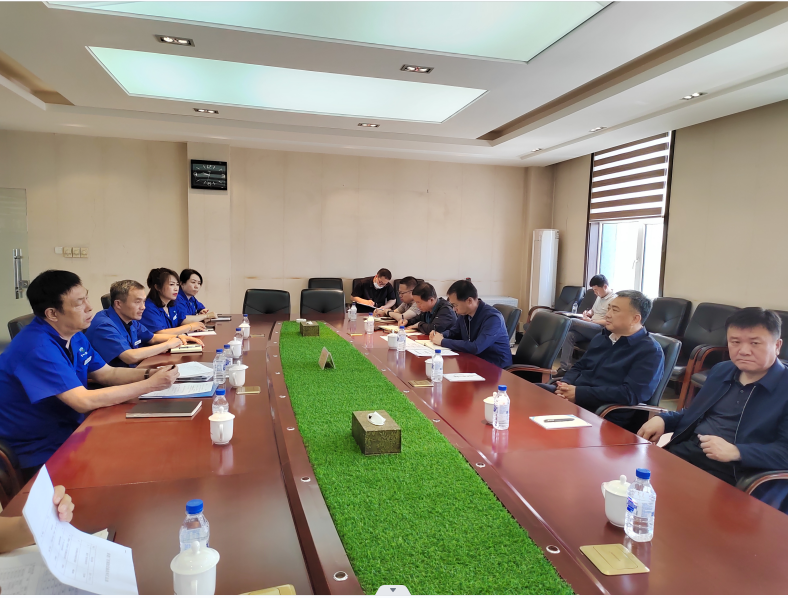 樺甸市市委書記趙爭濤調(diào)研集團公司項目建設(shè)